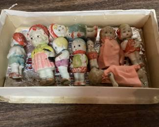 Vintage bisque dolls