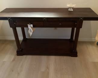New fold out wood table Server / sofa table / sideboard.