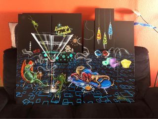 MICHAEL GODARD LOUGE LIZARD LIMITED EDITION 16/50
Highly collectible, rockstar Art