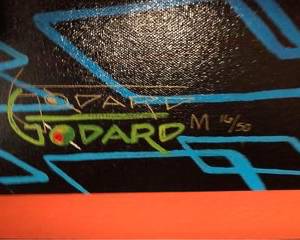 ONE OF THE FIRST ONE DONE WITH PERSONAL SIGNATURE AND CERTIFICATE.
Highly collectible, rockstar, Art