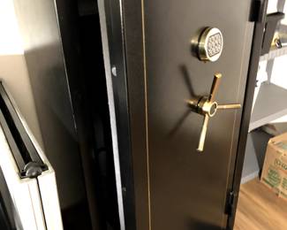 LARGE SAFE UNLOCKED WITH COMBO ENTRY. SECURE ANY SIZE