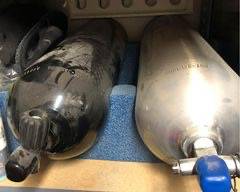PART OF SCUBA PACKAGE 2 AIR TANKS