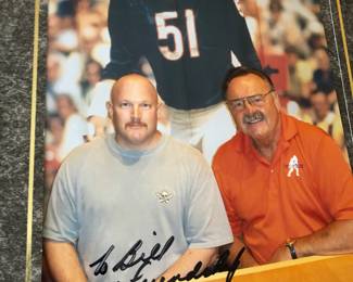 DICK BUTKUS SIGNED PHOTO