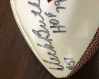 SIGNED DICK BUTKUS FOOTBALL