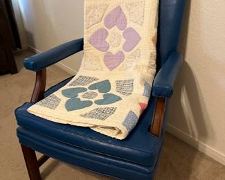 Pair of leather chairs