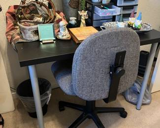 IKEA desk and chair