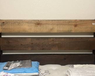 Full size platform mattress and headboard