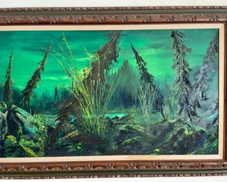 Mid century oil painting signed ‘Quigley’