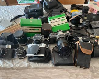 Vintage cameras 