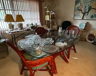 Assortment of crystal