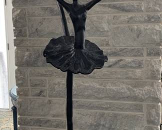 4' Tall Ballerina Statue. Perfect for dancer's room or in a dance studio