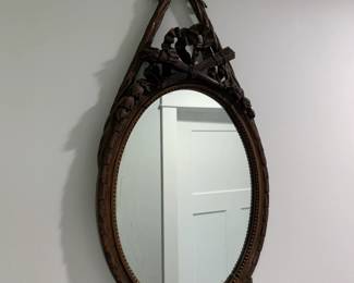 Vintage Louis style Pendant/Bow Mirror made in Italy
