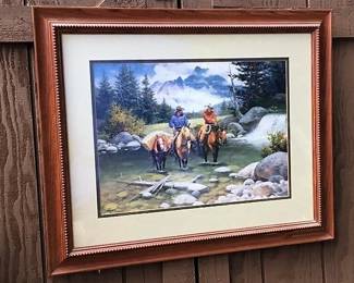 26 x32 Jack Sorenson print in frame