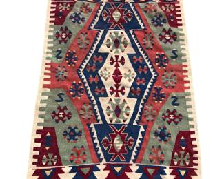 Turkish Hand Woven Wool Rug