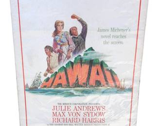 1966 HAWAII Original Movie Poster By United Artists Corp., Printed In USA