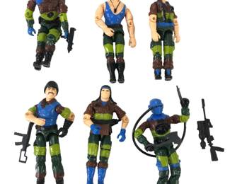1980s GI JOE Sgt. Slaughters Marauders Action Figures