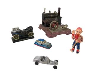 Packard 1903 Lighter, Fleishmann Model Steam Engine (W. Germany), Howdy Doody Figure & More