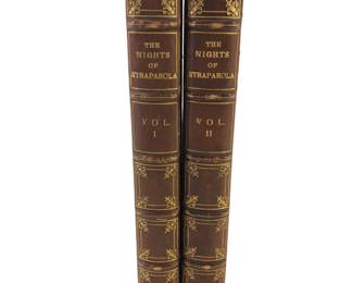 The Nights Of Straparola, 2-Volume Set, No. 210 Of 1000 Copies By W.G. Waters, C. 1894
