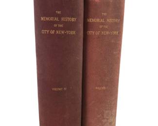 The Memorial History Of The City Of New York, Vol. I (C. 1892) & Vol. IV (C.1893)