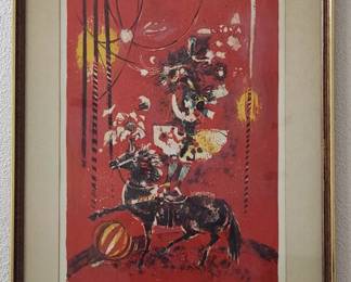 Pierre Jacquot Pencil Signed Lithograph