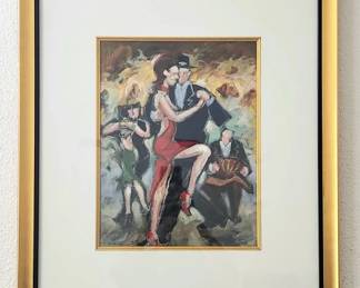 Guillermo Alio 2003 Tango Original Painting