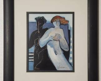 Hessam Abrishami Signed Framed LE Lithograph