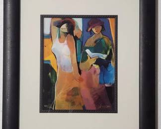 Hessam Abrishami Signed LE Framed Lithograph
