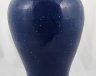 Chinese Ceramic Song Style Blue Glazed Vase
