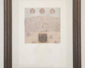 Framed Howard Scott Signed AP Lithograph
