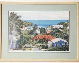 Eddie Minnis 1991 Artist Signed Lithograph
