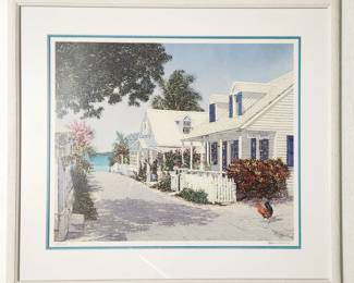 Eddie Minnis Signed LE Princess Street Lithograph
