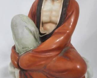 Chinese Porcelain Monk Porcelain Figural Sculpture