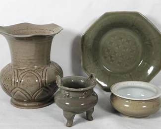 Olive Glaze Chinese Ceramics