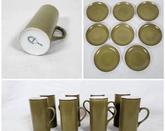 Vintage Schmid Irish Coffee Cups & Saucers