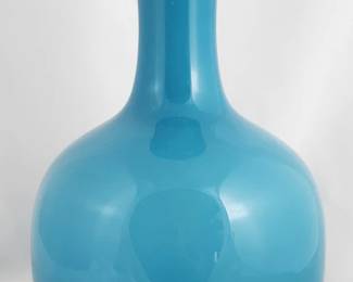 Vintage Kastrup-Holmegaard Cased Blue Glass Vase