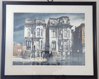 Robert W. Addison Two Against the Storm Serigraph