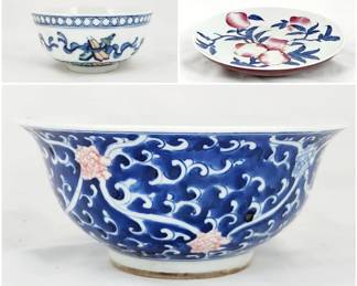 3 Pieces of Chinese Porcelain Dinnerware