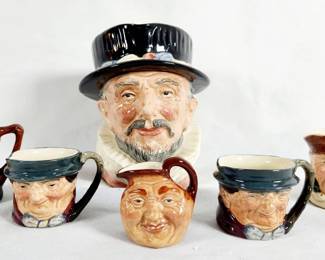 Lancaster Sandland Royal Doulton English Toby Mugs