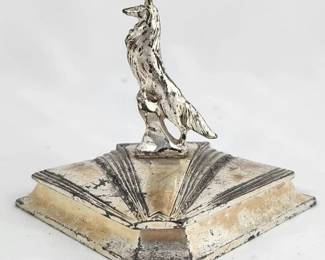 Vintage Art Deco Hotel Makeup Compact Case Collie