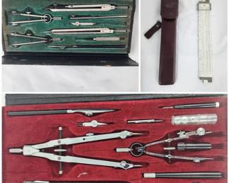 Vintage Measuring Instruments Drafting Tools