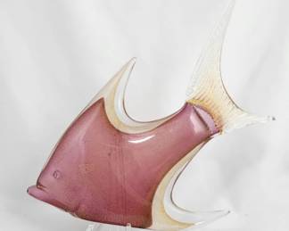 Murano Art Glass Fish Sculpture