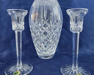 Waterford Crystal Vase & Glasses
