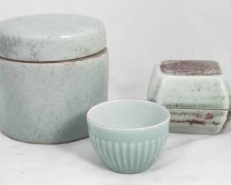 Light Teal & Mint Glaze Porcelain
