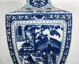 Blue and White Chinese Porcelain Vase