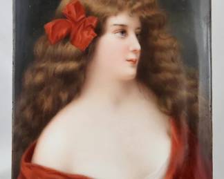 Antique Original KPM Porcelain Plaque