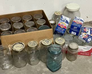 Mason Jar Collection W Dome Lids