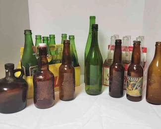 Variety Of Collectable Vintage Bottles 