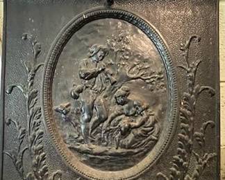 Vintage Cast Iron Fireplace Insert