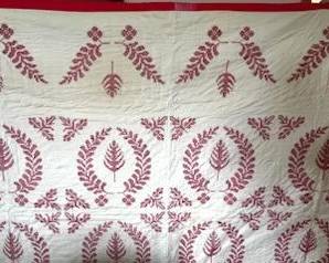 Red and White Quilt