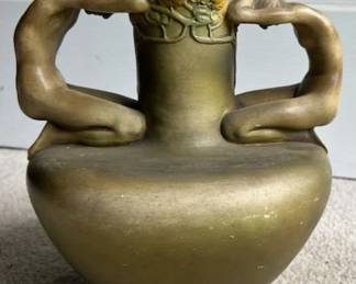 Vase...Meta V Warrick Fuller, American Harlem Renaissance artist, 1877-1968.